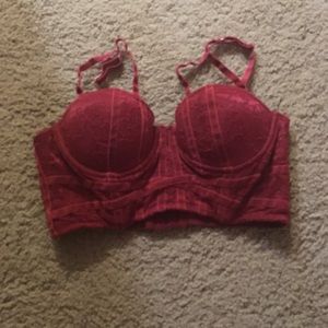 Burgundy Bralette